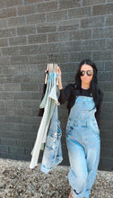Load image into Gallery viewer, Urban barrel denim overalls