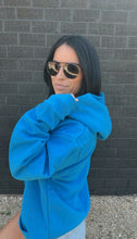 Load image into Gallery viewer, SUMMER SHADES- MUTED HOODIE. OCEAN BLUE. PREORDER.