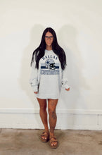 Load image into Gallery viewer, VINTAGE FOOTBALL CREWNECK - HEATHER ASH - PREORDER - XLARGE TO 3XLARGE