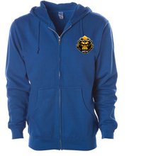 Load image into Gallery viewer, 2026 FREEMAN PHYSIQUE MERCH- ROYAL ZIP UP HOODIE