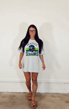 Load image into Gallery viewer, VINTAGE FOOTBALL TSHIRT- HEATHER GREY - PREORDER - XLARGE TO 3XLARGE