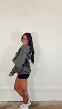 Load image into Gallery viewer, Hideout Zip Hoodie in Pigment Black- PREORDER