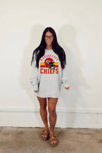 Load image into Gallery viewer, VINTAGE FOOTBALL CREWNECK - HEATHER ASH - PREORDER - XLARGE TO 3XLARGE