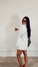 Load image into Gallery viewer, Vanilla Cone Stripe Button Up Top
