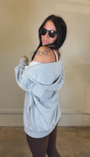 Load image into Gallery viewer, Falling for the full zip hoodie- Heather Ash PREORDER*