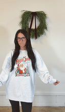 Load image into Gallery viewer, 90s Christmas - Holly Jolly. Heather Ash Crewneck. Preorder