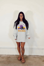 Load image into Gallery viewer, VINTAGE FOOTBALL CREWNECK - HEATHER ASH - PREORDER - XLARGE TO 3XLARGE