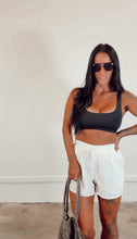 Load image into Gallery viewer, Vanilla Cone Stripe Shorts
