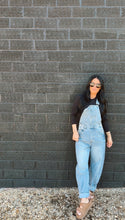 Load image into Gallery viewer, Urban barrel denim overalls