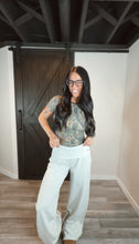 Load image into Gallery viewer, Comfort wide leg chunky waist lounge pant