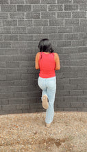 Load image into Gallery viewer, Core Micro Ribbed Tank in Pink