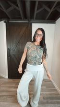 Load image into Gallery viewer, Comfort wide leg chunky waist lounge pant