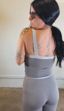 Load image into Gallery viewer, Butter Block Tank Top in Taupe Combo