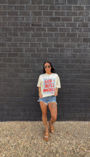 Load image into Gallery viewer, GOD BLESS AMERICA. IVORY TEE. PREORDER.