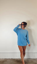 Load image into Gallery viewer, VINTAGE LONG SLEEVE TEE- CAROLINA BLUE- PREORDER