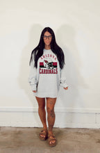 Load image into Gallery viewer, VINTAGE FOOTBALL CREWNECK - HEATHER ASH - PREORDER - XLARGE TO 3XLARGE