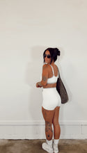 Load image into Gallery viewer, Double Layered Sport Bra Top in Cream Combo