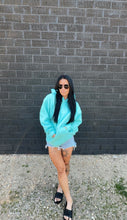 Load image into Gallery viewer, SUMMER SHADES- MUTED HOODIE. CARIBBEAN BREEZE. PREORDER.