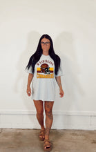 Load image into Gallery viewer, VINTAGE FOOTBALL TSHIRT- HEATHER GREY - PREORDER - XLARGE TO 3XLARGE