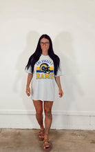 Load image into Gallery viewer, VINTAGE FOOTBALL TSHIRT- HEATHER GREY - PREORDER - XLARGE TO 3XLARGE