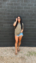 Load image into Gallery viewer, VINTAGE TEE- OLIVE- PREORDER