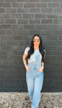 Load image into Gallery viewer, Urban barrel denim overalls