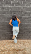 Load image into Gallery viewer, Core Micro Ribbed Tank in Indigo