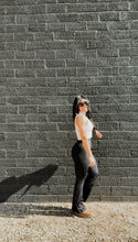 Load image into Gallery viewer, Kat knit ribbed mock neck top in chalk