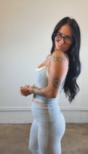 Load image into Gallery viewer, Double Layered Tank Top in Heather Grey