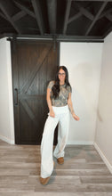 Load image into Gallery viewer, Comfort wide leg chunky waist lounge pant
