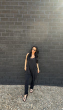 Load image into Gallery viewer, Movement mineral wash jumpsuit in washed black