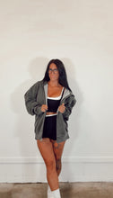 Load image into Gallery viewer, Hideout Zip Hoodie in Pigment Black- PREORDER