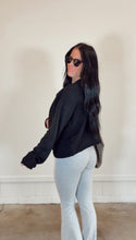Load image into Gallery viewer, Essential Button Down Cardigan in Black