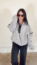Load image into Gallery viewer, Playmaker cozy half zip in Grey