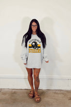 Load image into Gallery viewer, VINTAGE FOOTBALL CREWNECK - HEATHER ASH - PREORDER - XLARGE TO 3XLARGE