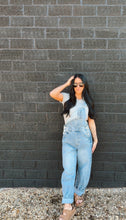 Load image into Gallery viewer, Urban barrel denim overalls