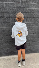 Load image into Gallery viewer, MN VIKINGS. YOUTH HOODIE - HEATHER GREY - PREORDER