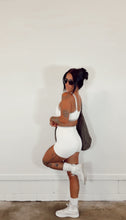 Load image into Gallery viewer, Double Layered Sport Bra Top in Cream Combo