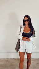 Load image into Gallery viewer, Vanilla Cone Stripe Button Up Top