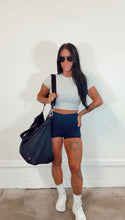 Load image into Gallery viewer, Butter Biker Shorts in Navy
