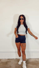 Load image into Gallery viewer, Butter Biker Shorts in Navy
