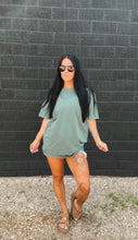 Load image into Gallery viewer, VINTAGE TEE- ALPINE GREEN- PREORDER
