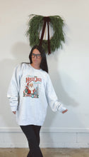 Load image into Gallery viewer, 90s Christmas - Holly Jolly. Heather Ash Crewneck. Preorder
