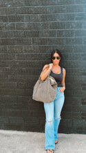 Load image into Gallery viewer, CHEETAH PRINT CANVAS TOTE BAG-
