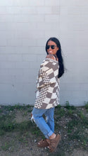 Load image into Gallery viewer, * Theo mocha brown combo chunky cardigan
