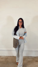 Load image into Gallery viewer, Fold over flare in Heather Gray
