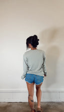 Load image into Gallery viewer, VINTAGE LONG SLEEVE TEE- SAGE- PREORDER
