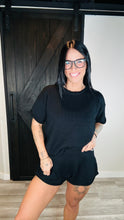 Load image into Gallery viewer, * Knit short sleeve in black
