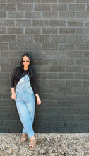 Load image into Gallery viewer, Urban barrel denim overalls
