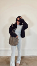 Load image into Gallery viewer, Essential Button Down Cardigan in Black
